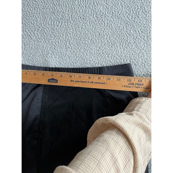 Betsy Johnson Pencil Mini Skirt Small Pull On Jersey Panel Black Cocktail Party - Picture 6 of 12